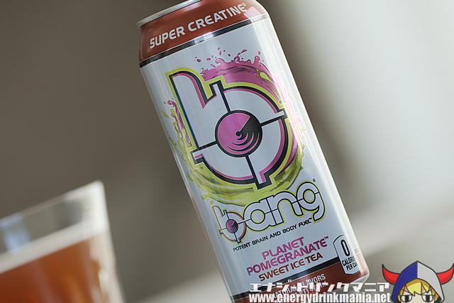 bang PLANET POMEGRANATE SWEET ICE TEAのデザイン