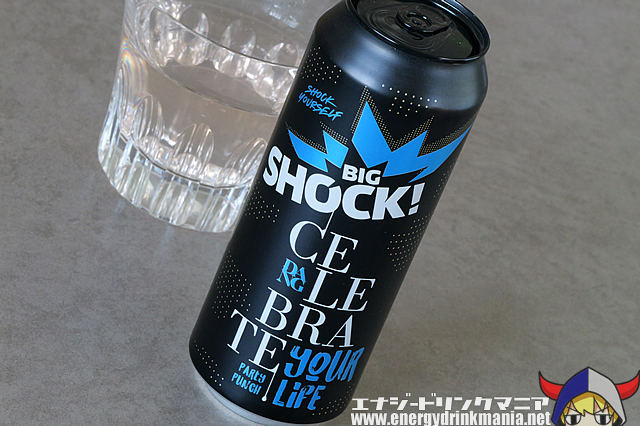 BIG SHOCK CELEBRATE YOUR LIFE PARTY PUNCHのデザイン