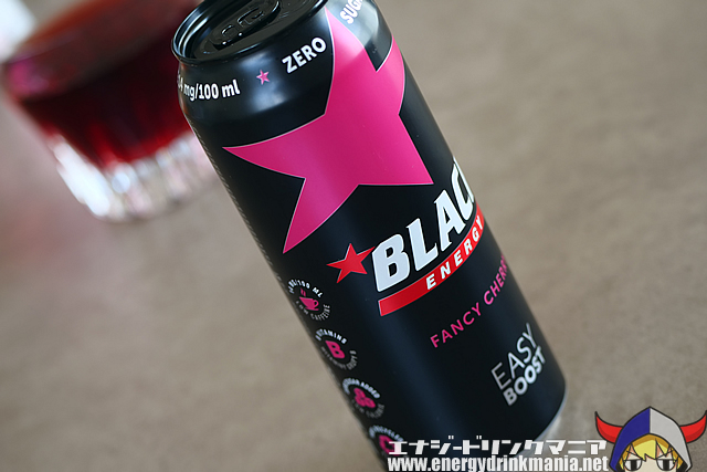 BLACK ENERGY EASY BOOST FANCY CHERRYのデザイン