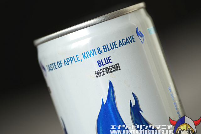 burn BLUE REFRESHのデザイン