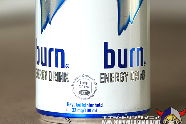 burn BLUE REFRESHのデザイン