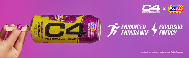 C4 ENERGY Popsicle GRAPEのデザイン