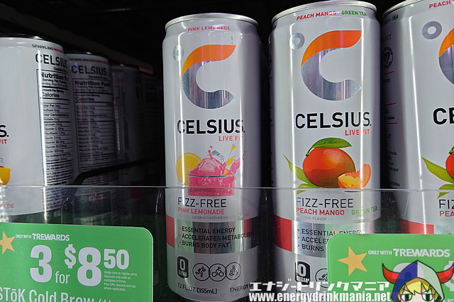 CELSIUS FIZZ FREE PINK LEMONADEのデザイン