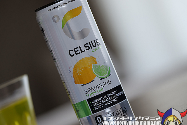 CELSIUS SPARKLING LEMON LIMEのデザイン