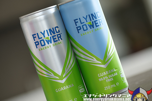 FLYING POWER GUARANA 99.9% SUGAR FREEのデザイン