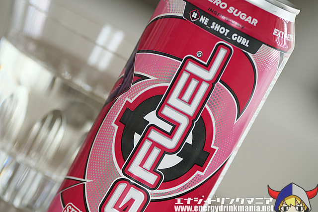 G FUEL ONE SHOT GURL STRAWBERRY SLUSHIEのデザイン