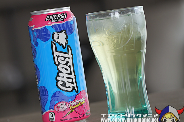 GHOST ENERGY Bubblicious Cotton Candyの味