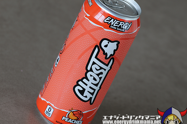 GHOST ENERGY PEACHES BASKETBALL EDITIONのデザイン
