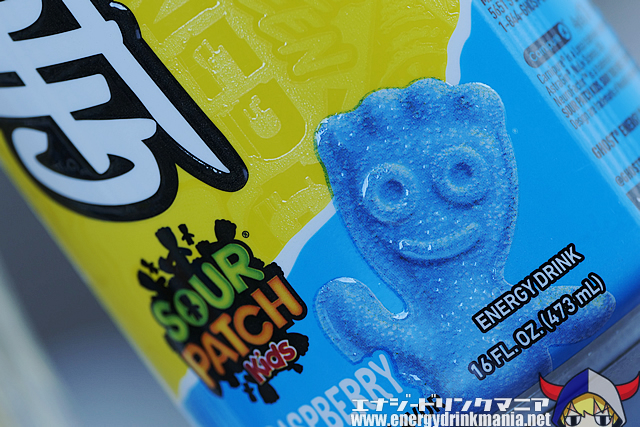 GHOST ENERGY SOUR PATCH KIDS BLUE RASPBERRYのデザイン