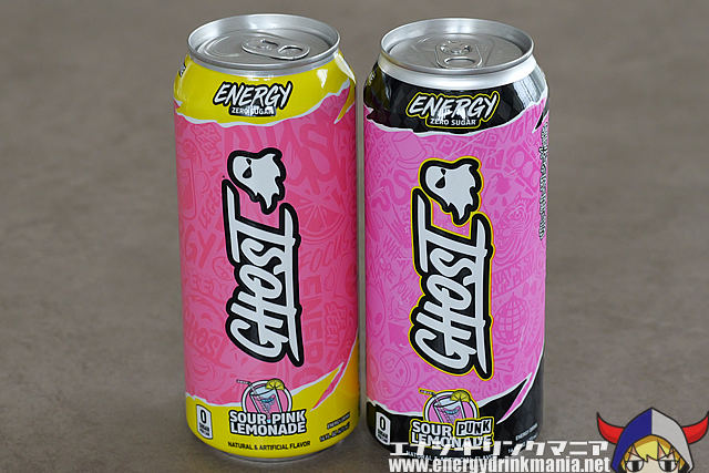 GHOST ENERGY SOUR PUNK LEMONADEのデザイン