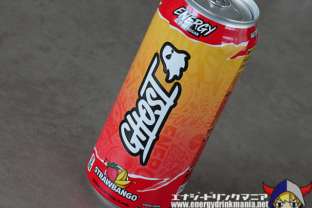 GHOST ENERGY STRAWBANGOのデザイン