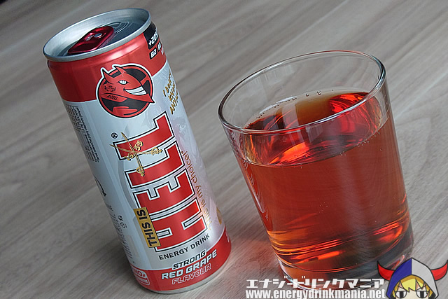 HELL ENERGY STRONG RED GRAPEのデザイン