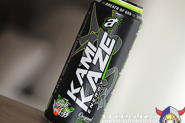 KAMIKAZE ENERGY Apple Figg (発売初期版)のデザイン