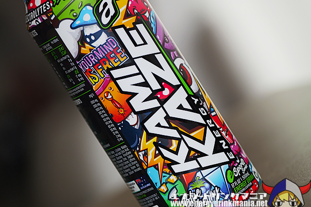 KAMIKAZE ENERGY Blue Raspberryのデザイン