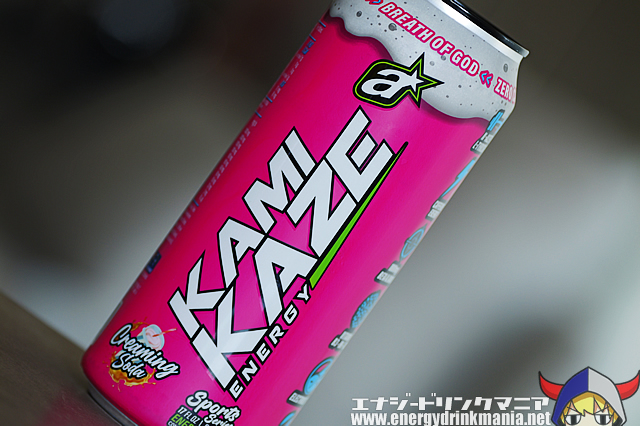 KAMIKAZE ENERGY Creaming Sodaのデザイン