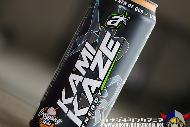 KAMIKAZE ENERGY Creaming Soda (発売初期版)のデザイン