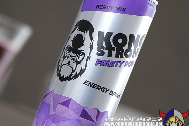 KONG STRONG FRUITY POWER BERRY MIXのデザイン