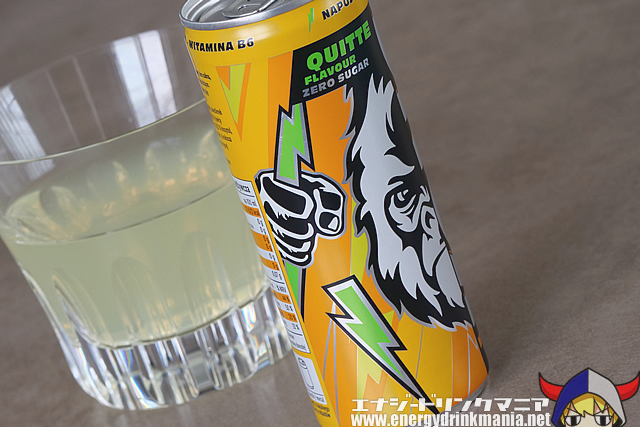 KONG STRONG WILD POWER ZERO SUGAR QUITTEのデザイン
