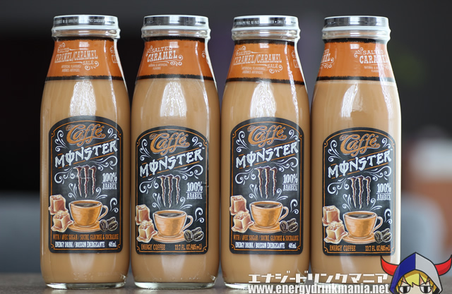 Caffe MONSTER SALTED CARAMEカナダとアメリカの見比べ