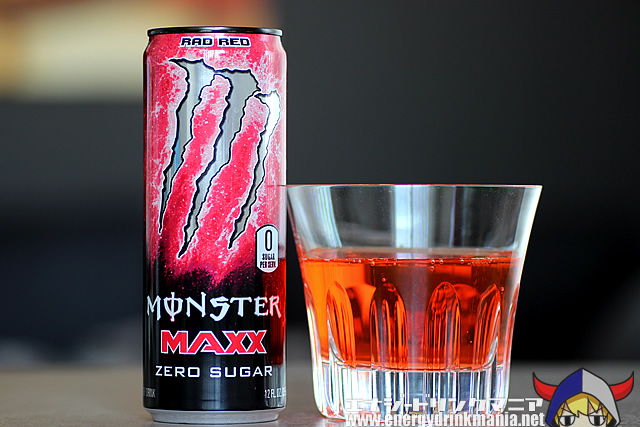 MONSTER ENERGY MAXX ZERO SUGAR RAD RED