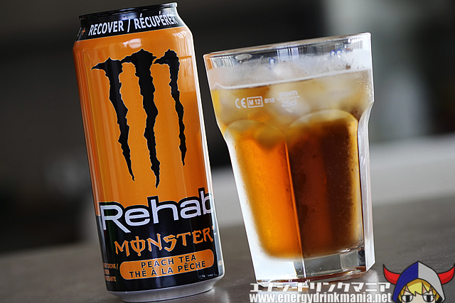 カナダのMONSTER ENERGY Rehab PEACH TEA