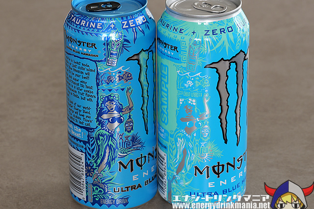 MONSTER ENERGY ULTRA BLUE HAWAIIANのデザイン