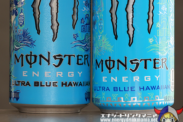 MONSTER ENERGY ULTRA BLUE HAWAIIANのデザイン