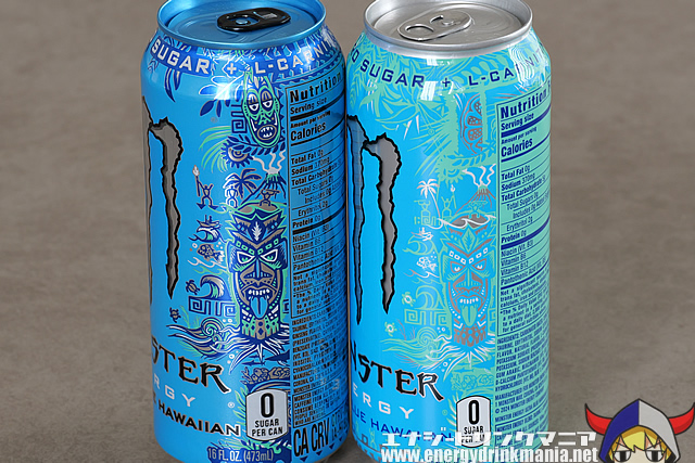 MONSTER ENERGY ULTRA BLUE HAWAIIANのデザイン