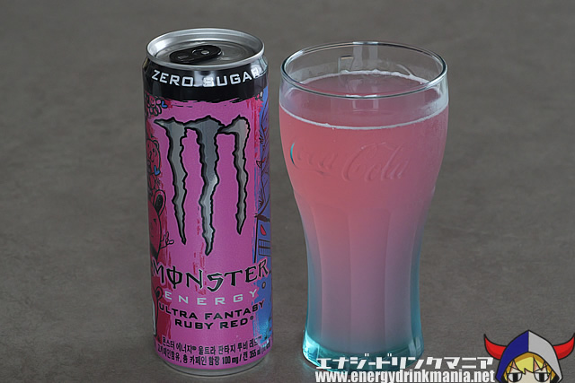 韓国のMONSTER ENERGY ULTRA FANTASY RUBY RED