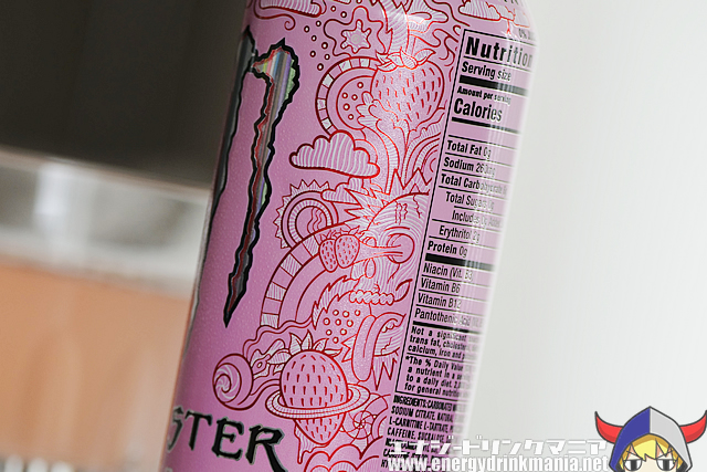 MONSTER ENERGY ULTRA STRAWBERRY DREAMSのデザイン