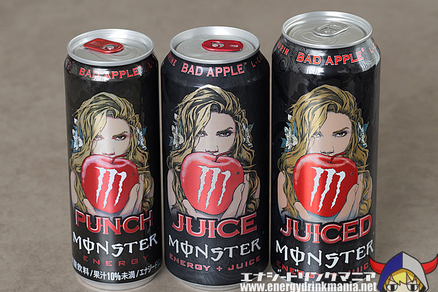 モンスターエナジー バッドアップルのデザイン