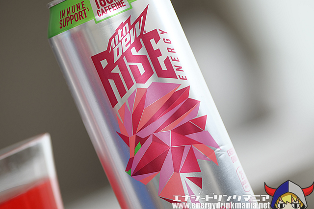 MTN DEW RISE ENERGY STRAWBERRY MELON SPARKのデザイン