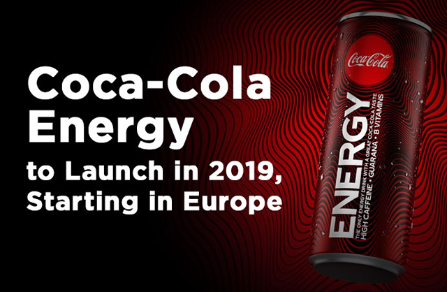 2019年4月、ヨーロッパでコカコーラエナジードリンク発売、世界展開も