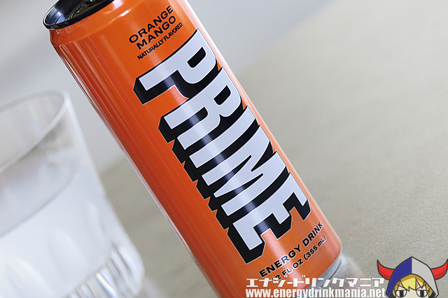 PRIME ENERGY ORANGE MANGOのデザイン