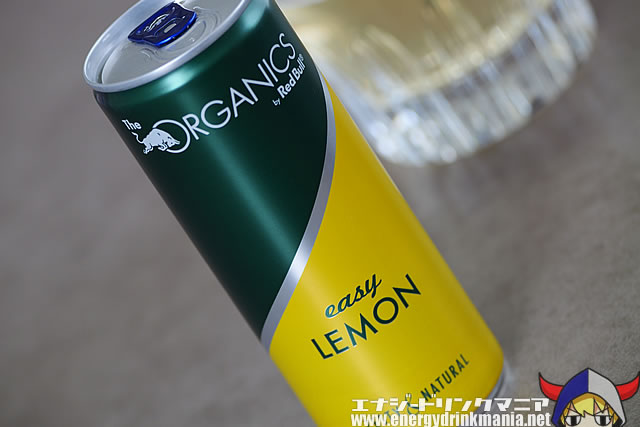 Red Bull ORGANICS EASY LEMONのデザイン