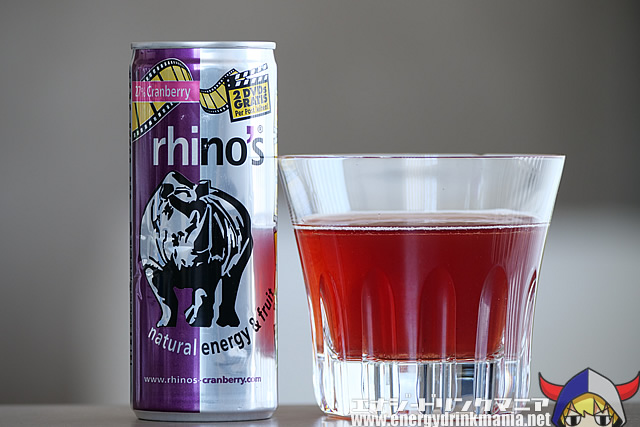 rhino’s natural energy & fruit 27% Cranberry