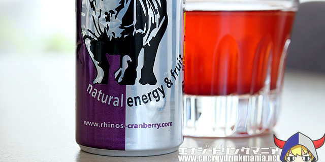 rhino’s natural energy & fruit 27% Cranberry