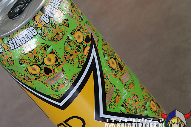 ROCKSTAR BAJA JUICED MACHU PEACHUのデザイン