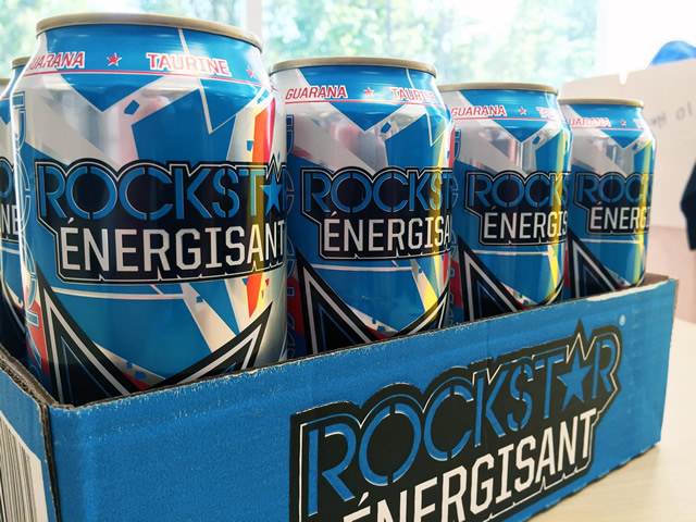 ROCKSTAR ENERGISANT BLEU GLACIER