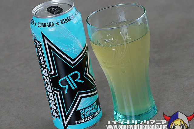 ROCKSTAR FREEZE PINEAPPLE & COCONUTの味