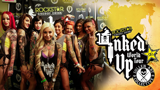 ROCKSTAR Inked Up CAN ART