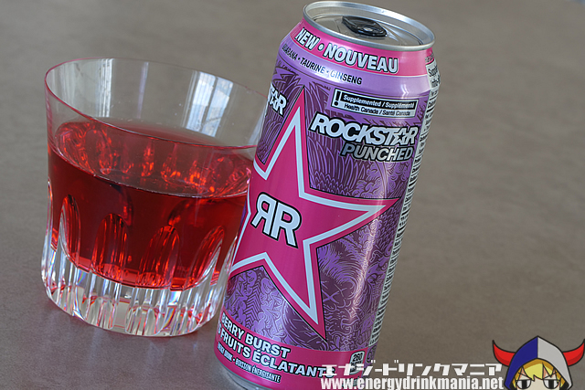 ROCKSTAR PUNCHED BERRY BURSTのデザイン