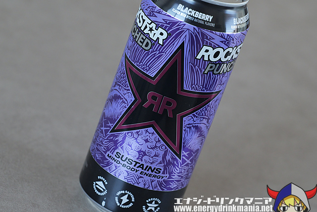 アメリカ版ROCKSTAR PUNCHED BLACKBERRYのデザイン