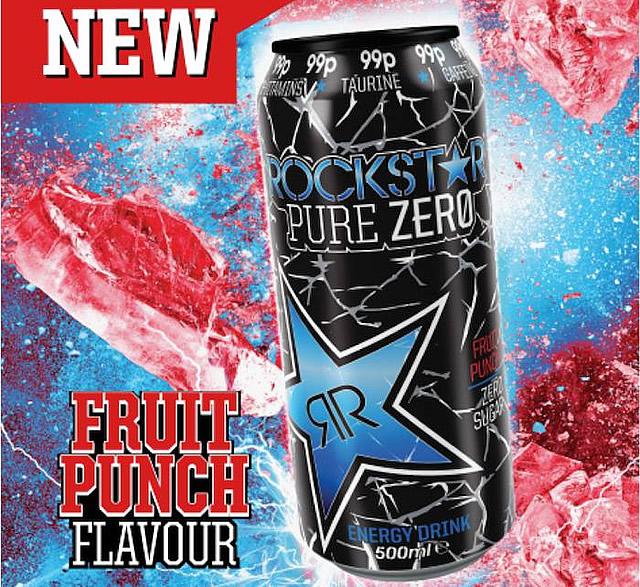 ROCKSTAR PURE ZERO FRUIT PUNCH