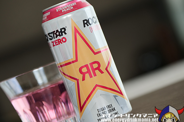 ROCKSTAR PURE ZERO STRAWBERRY PEACHのデザイン