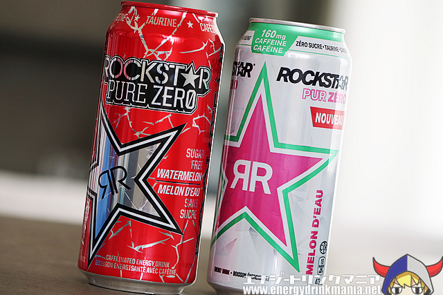 ROCKSTAR PURE ZERO WATERMELON CANADAのデザイン