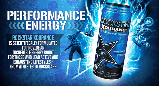 ROCKSTAR XDURANCE BLUEBERRY POMEGRANATE ACAI