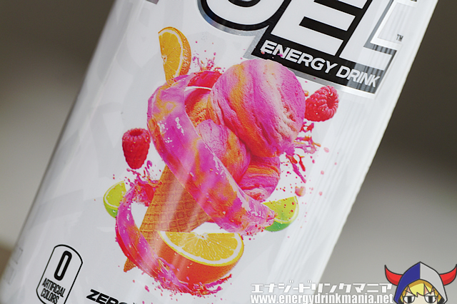 RYSE FUEL Rainbow Sherbetのデザイン