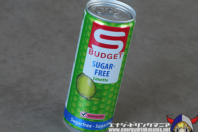 S BUDGET ENERGY DRINK SUGAR-FREE Limetteのデザイン