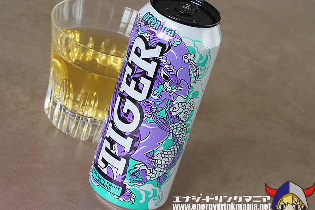 Design of TIGER green tea PASSION FRUIT JASMINE
